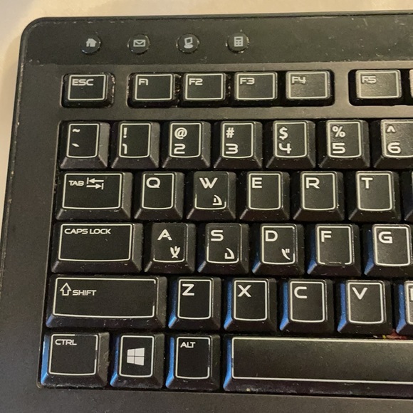 Dell AlienWARE Multimedia Black USB Keyboard 40CM0 SK-8165 (Tested & Working ) - Picture 2 of 6